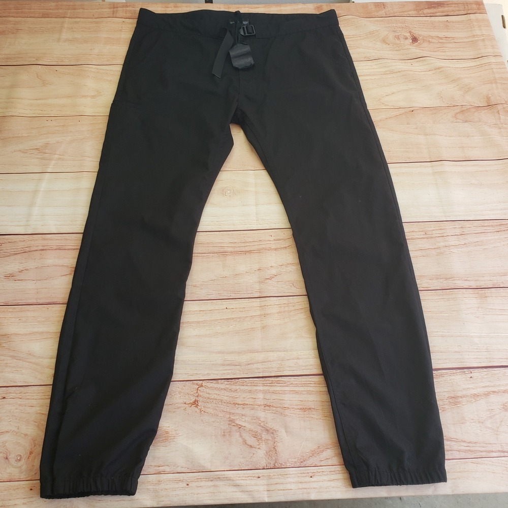 The Hundreds Jogger Pants Mens 40‎ Black Belted Utility Streetwear Adult